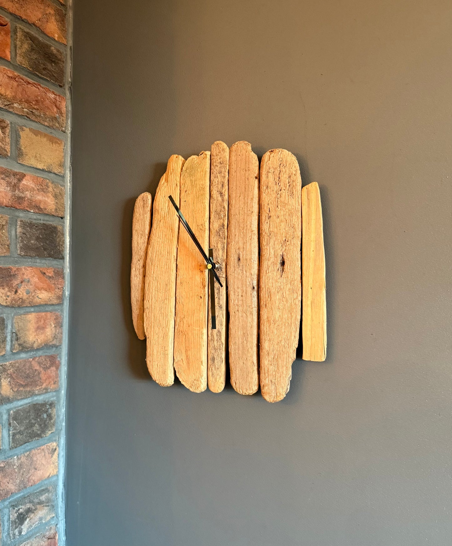 Handmade Driftwood Wall Clock