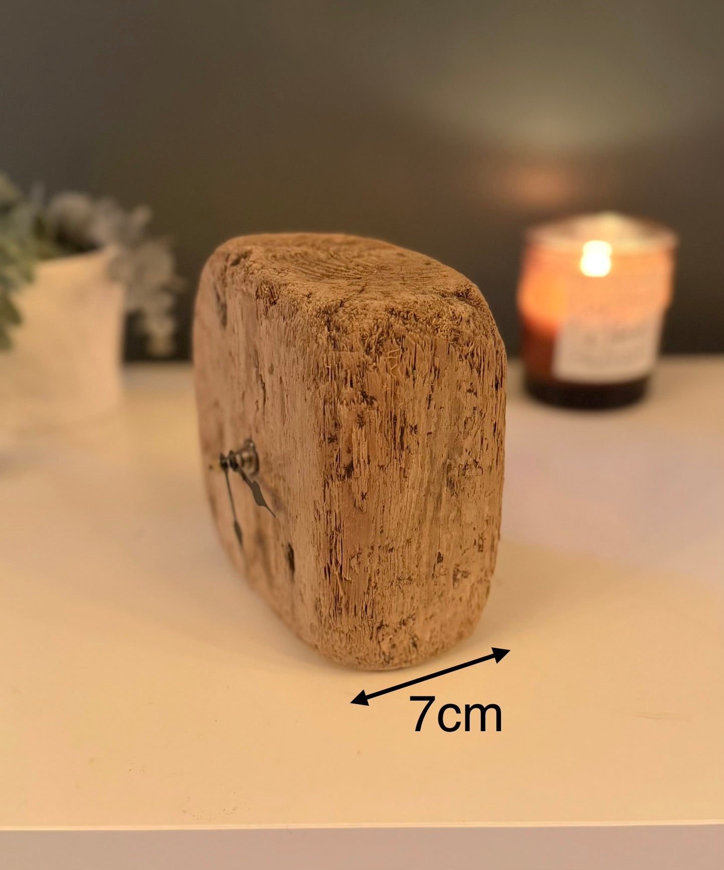 Small Handmade Driftwood Chunky Clock