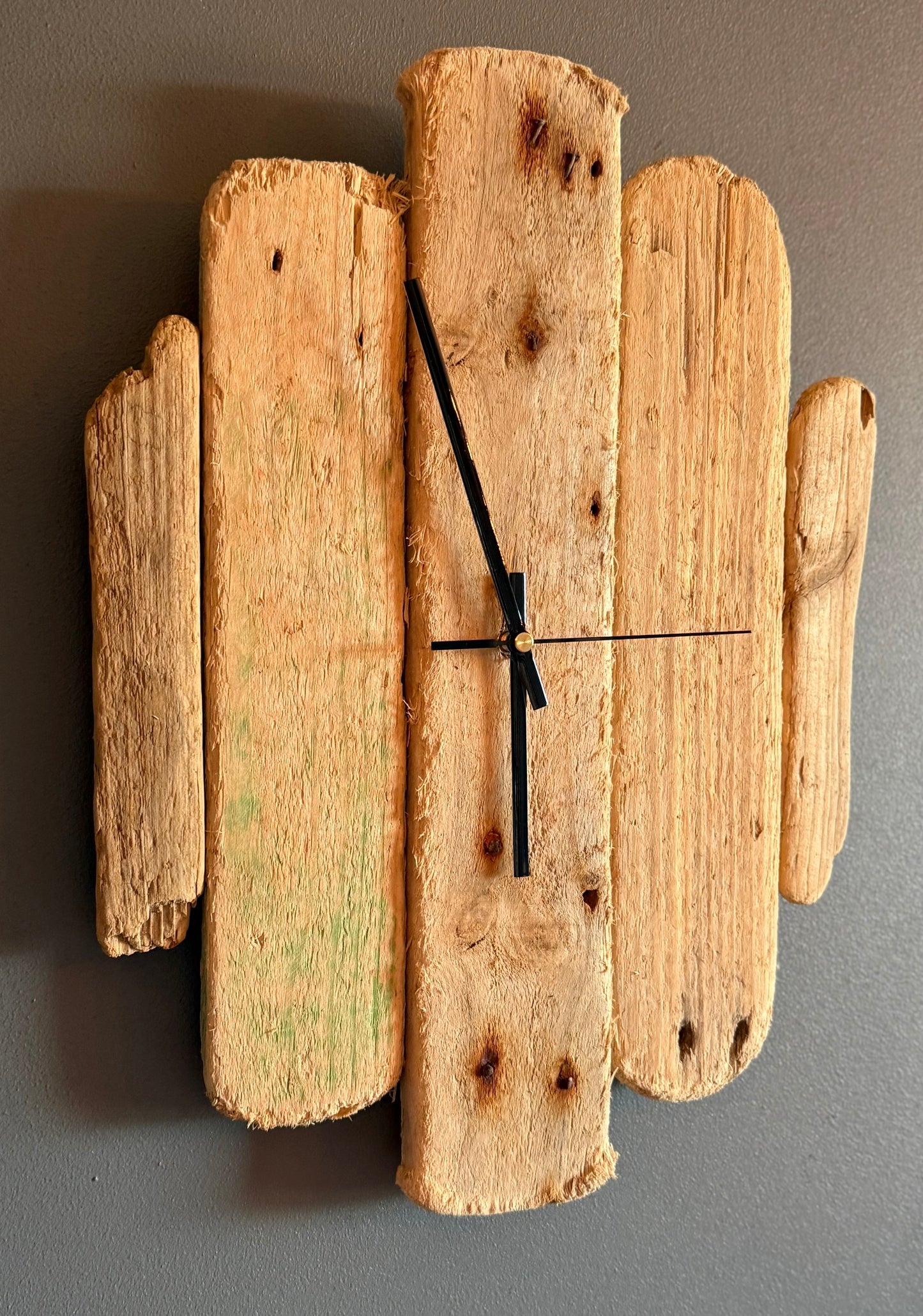 Handmade Driftwood Wall Clock