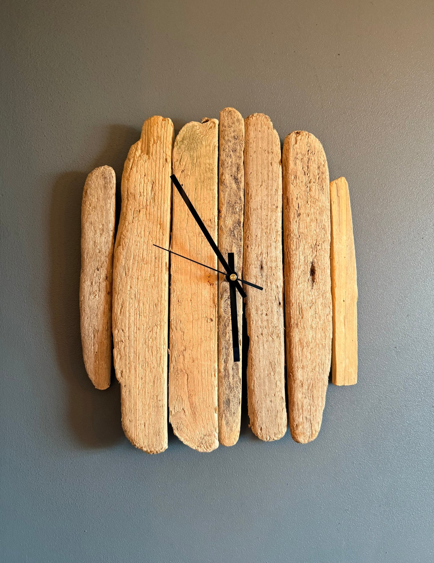 Handmade Driftwood Wall Clock