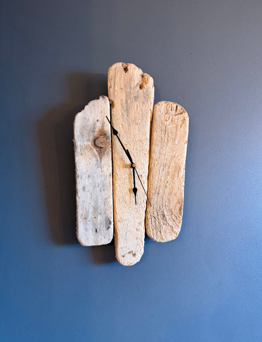 Handmade Driftwood Wall Clock