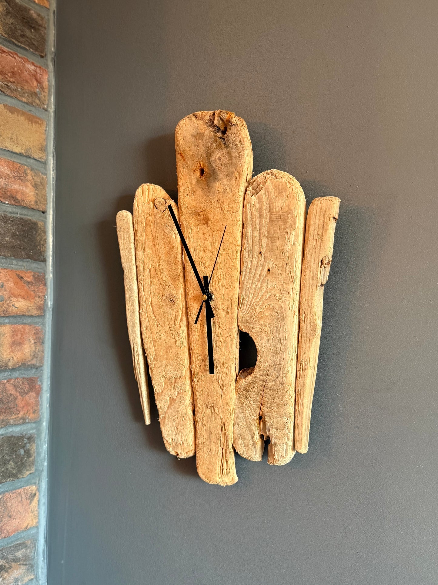 Handmade Driftwood Wall Clock