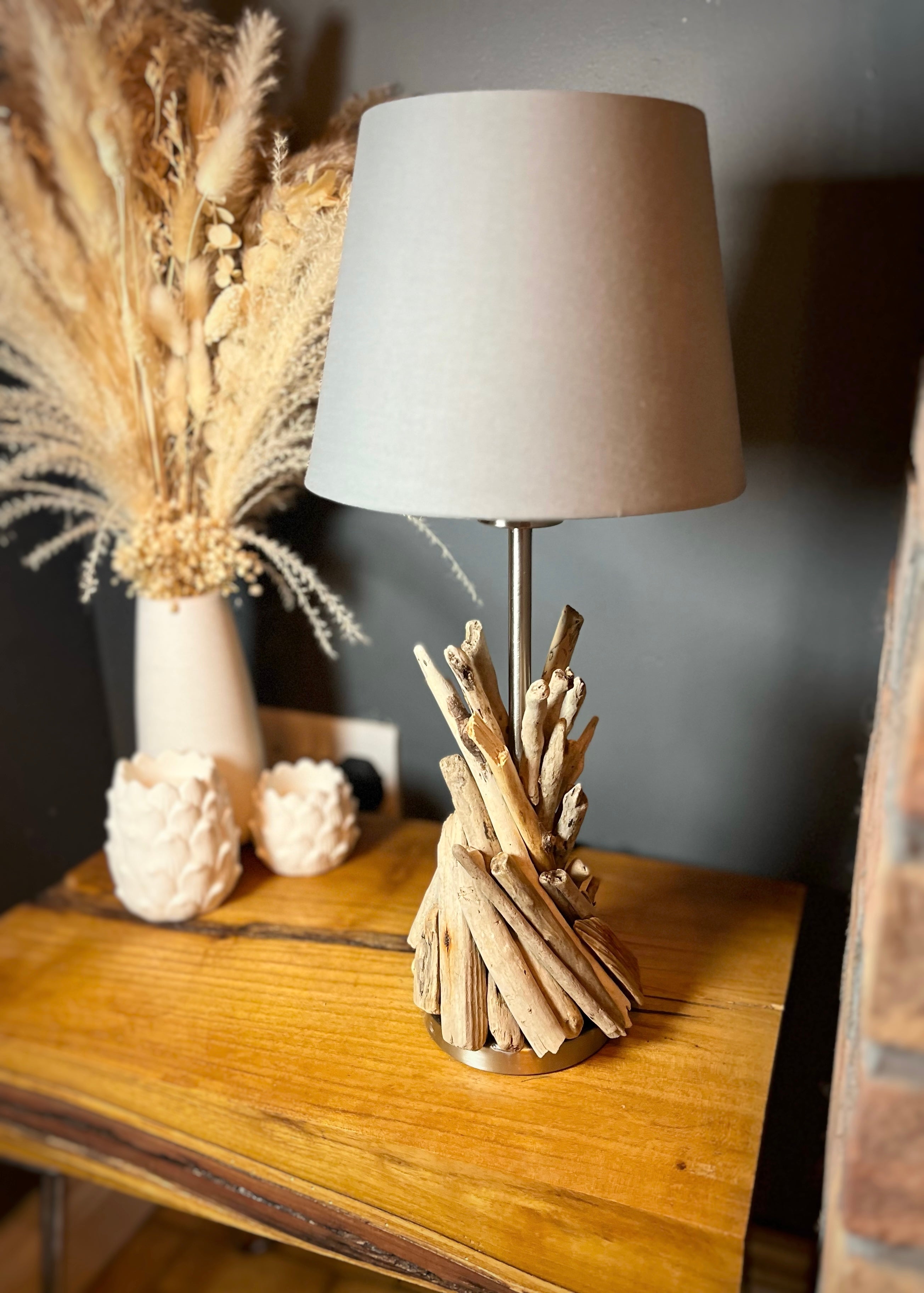 Driftwood deals lamp next