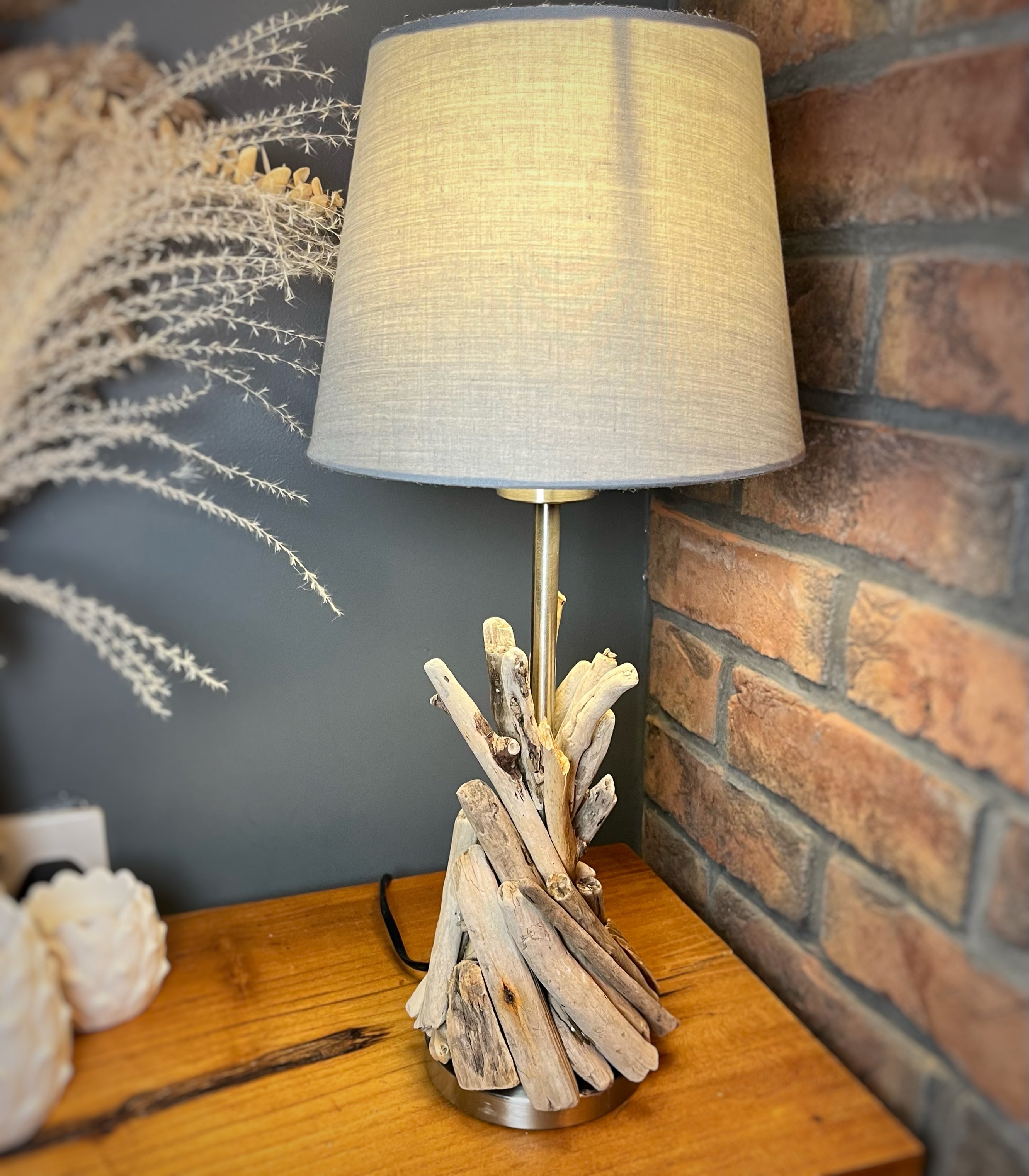 Driftwood best sale bedside lamps