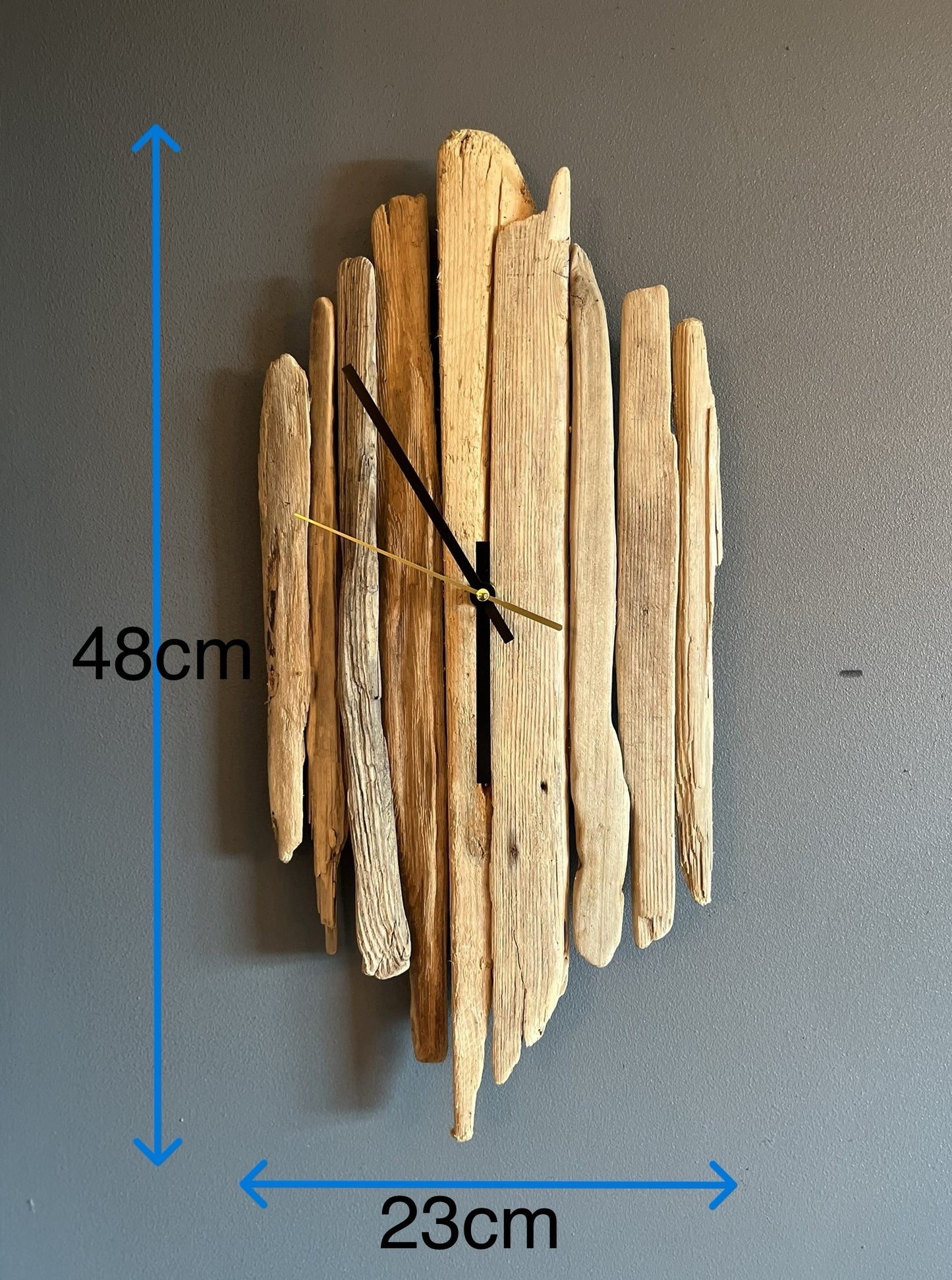 Handmade Driftwood Wall Clock